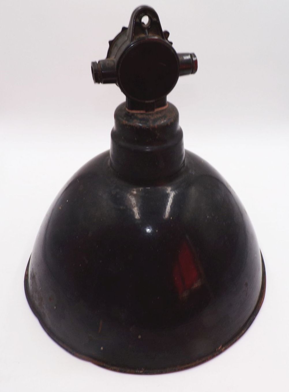 Alte Email Fabriklampe Loft Industrie Design Schwarz Alte Email Fabriklampe Loft Industrie Design Schwarz
