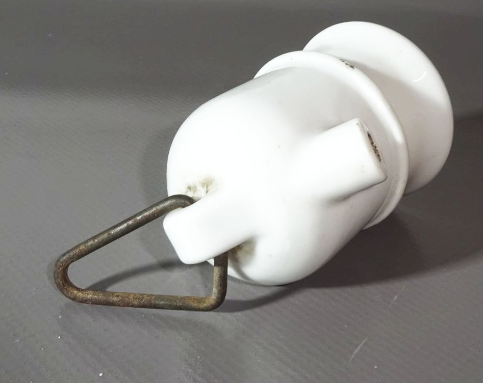 Alte Porzellanlampenfassung E27 Lampensockel Lampenersatzteil Vintage Lampe