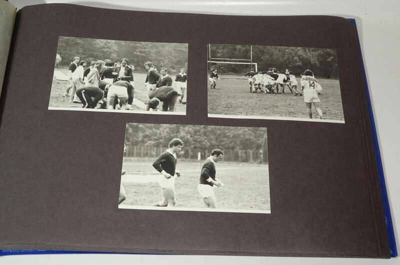 DDR Rugby Fotoalbum Wimpel Weltmeisterschaft Bukarest Sport Nachlass