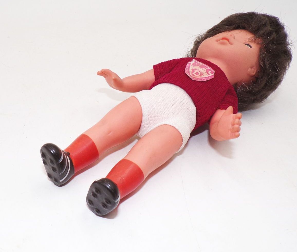 DDR Puppe BFC Dynamo Fußball Werbefigur DDR Puppe BFC Dynamo Fußball Werbefigur