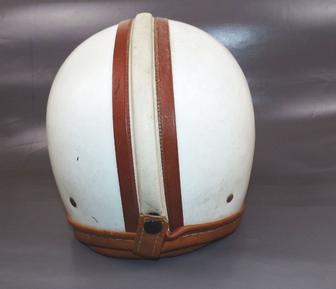 Alter Halbschale Sturzhelm Helm Mopedhelm Größe 56 Oldtimer 