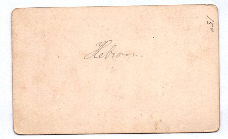 CDV Foto Hebron um 1880 wohl Israel 