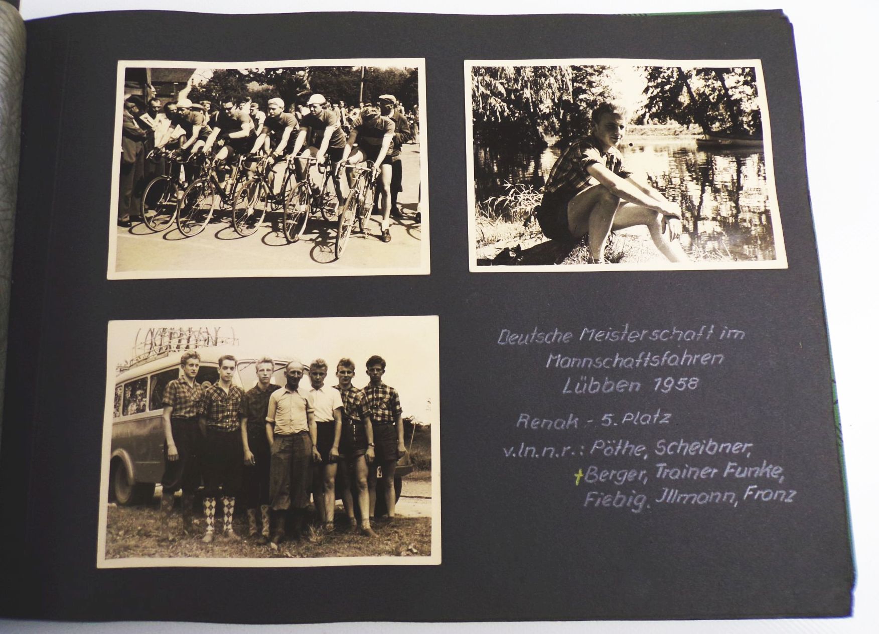 Fotoalbum Radsport 1958 DDR Friedensfahrt