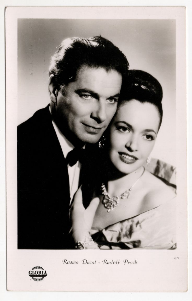 Ak Rasma Ducat Rudolf Prack Schauspieler Gloria Komm zurück 