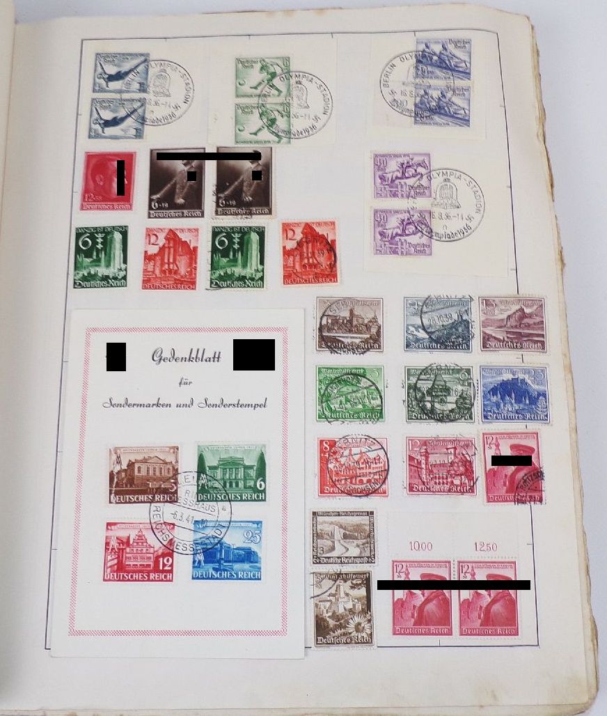 Uriges Schwaneberger Album Deutsches Reich Gebiete Europa Übersee 