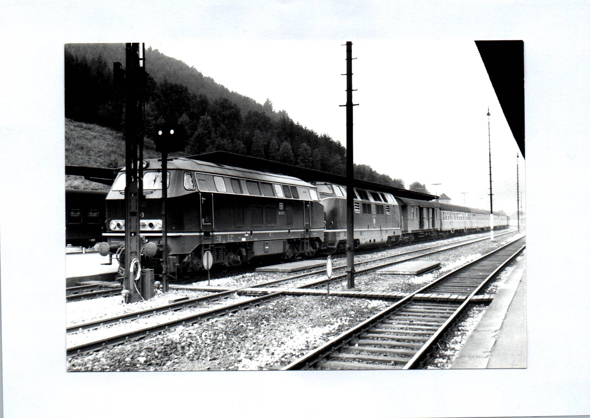 Diesellok Baureihe 218 Foto Eisenbahn Diesellokomotive