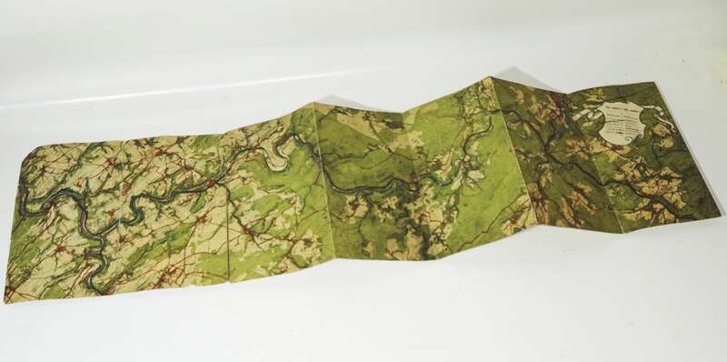 Prospekt Belgische Staatseisenbahn Das Tal der Ambleve 1911 Belgien 