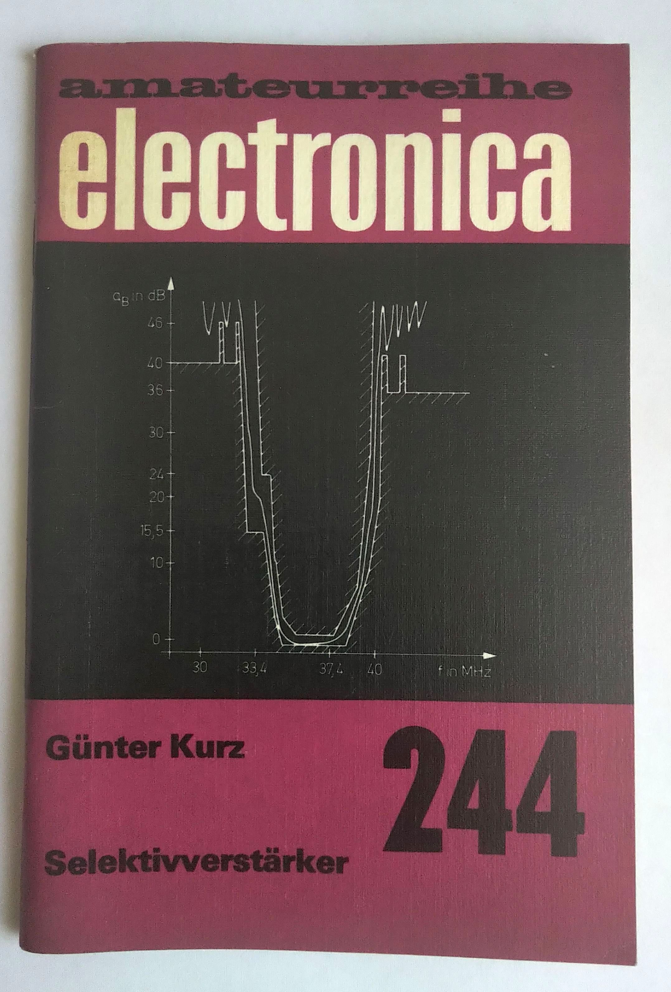 electronica Selektivverstärker 244 Lehrbuch Amateurfunk