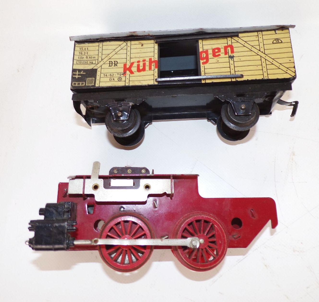 Konvolut Eisenbahn Spur 0 Ersatzteile Bastlerware 