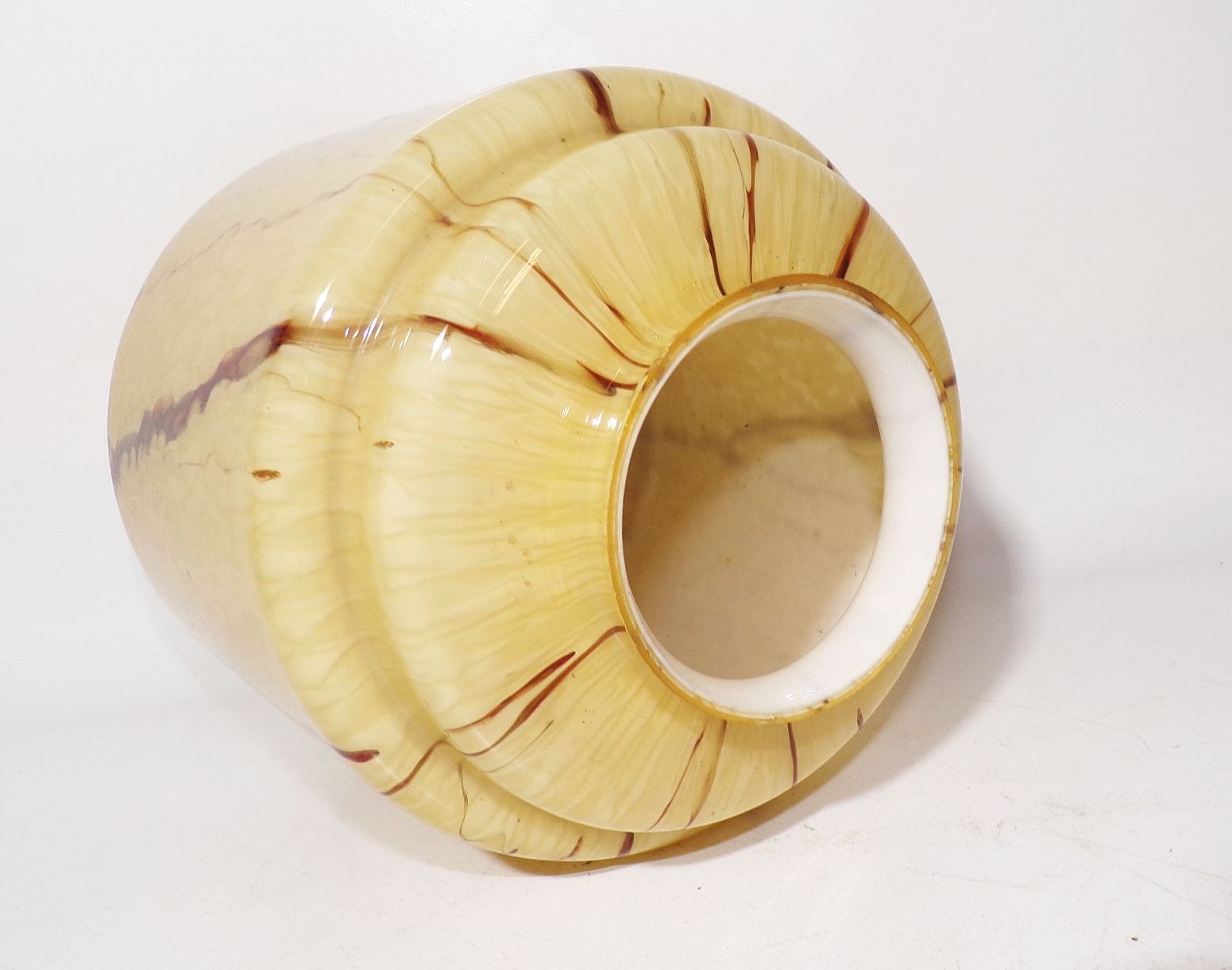 Art Deco Lampenschirm Lampenglas marmoriert Ersatzglas 