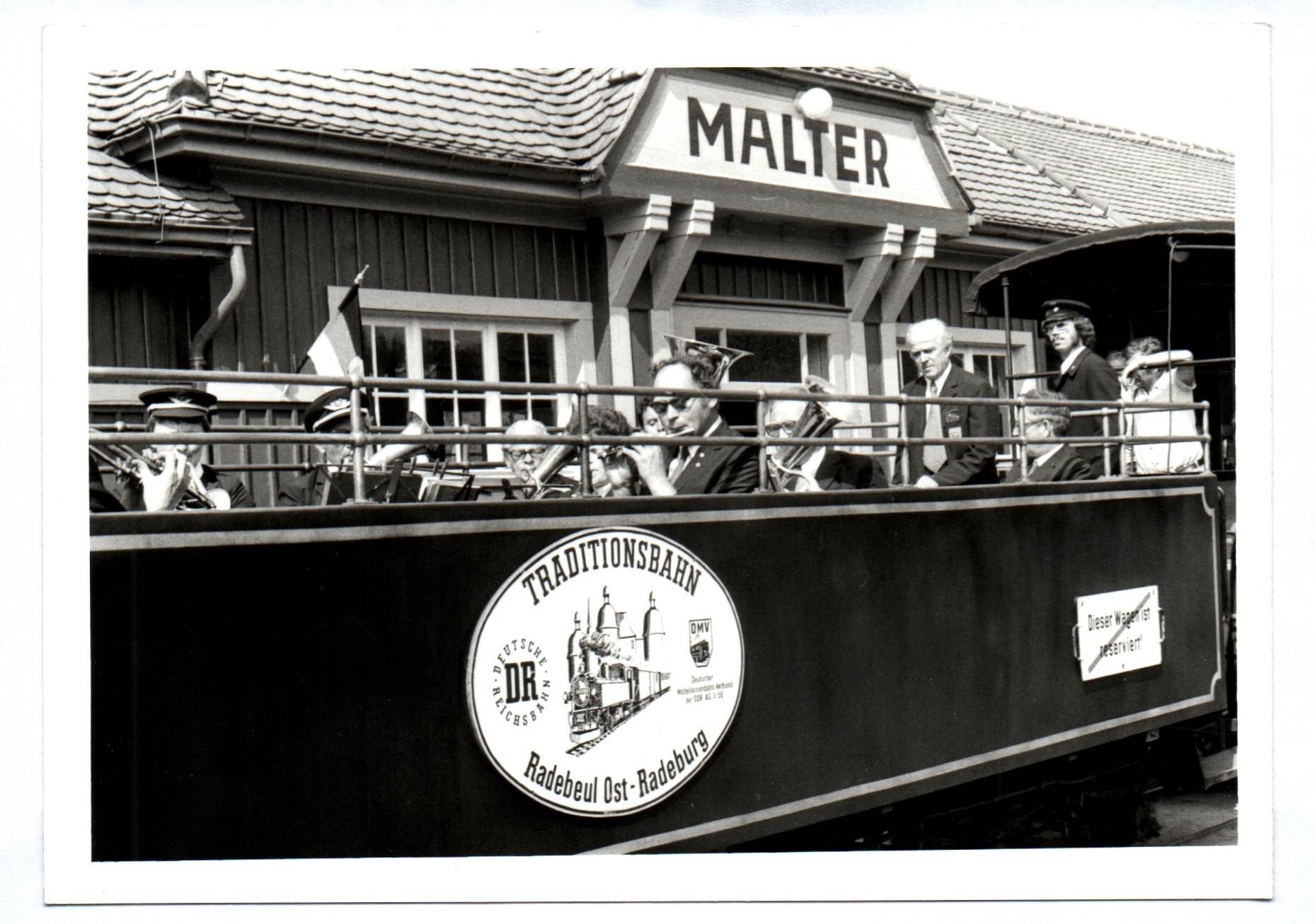 Foto Traditionsbahn Radebeul Ost Radeburg im Malter