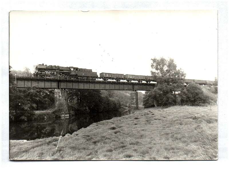 Eisenbahn Foto Dampflok Brücke Lokomotive