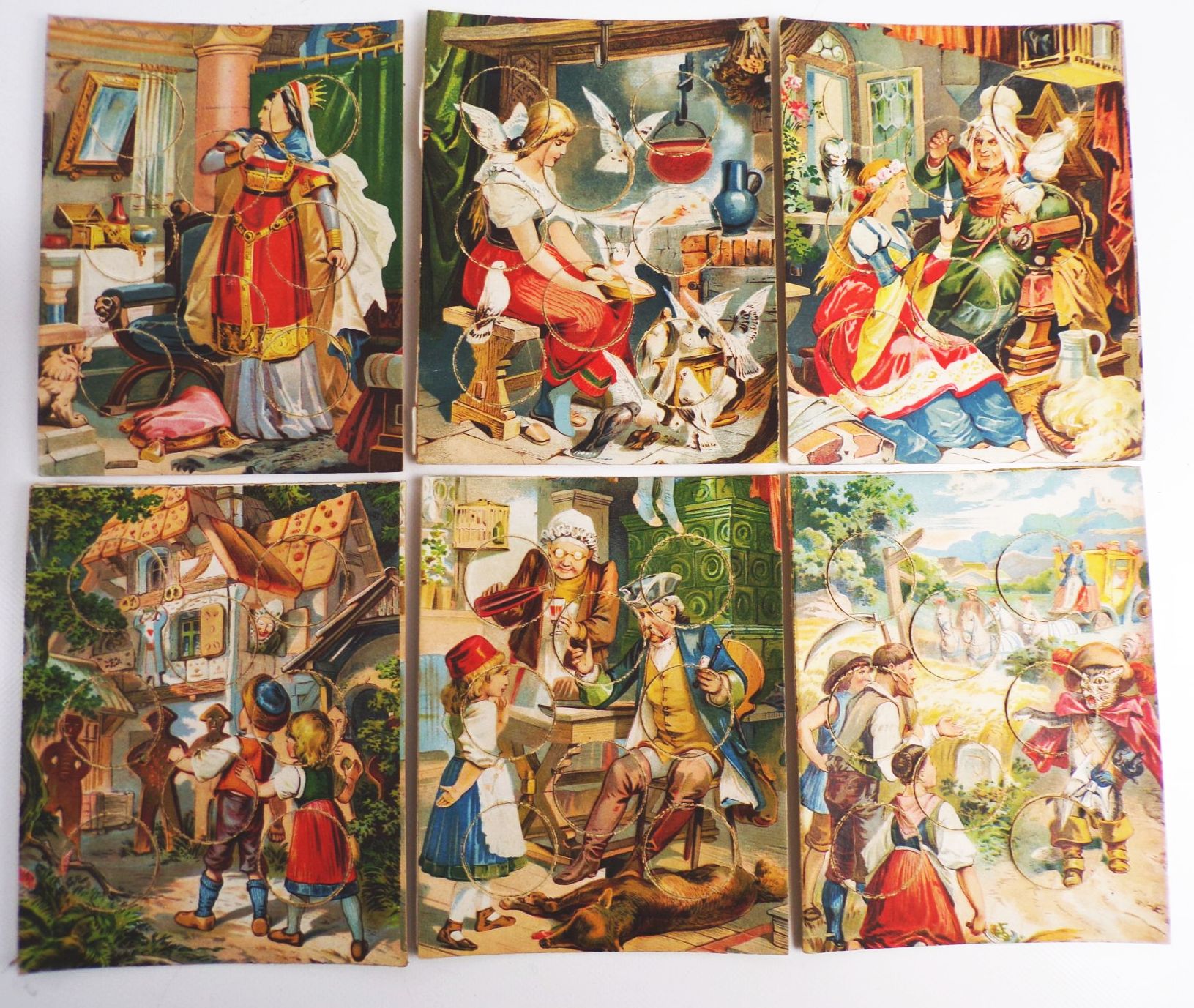 Altes Puzzle 1 x 1 Legespiel um 1930 Märchen Rechenspiel