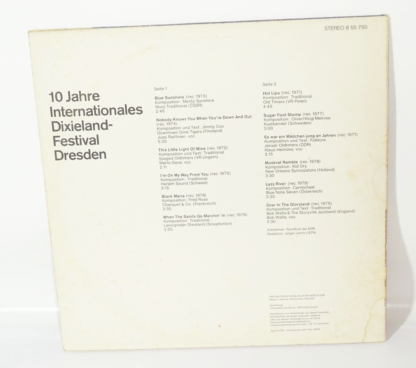 Praktica Dixieland Everywhere in the World Schallplatte Pentacon Dresden