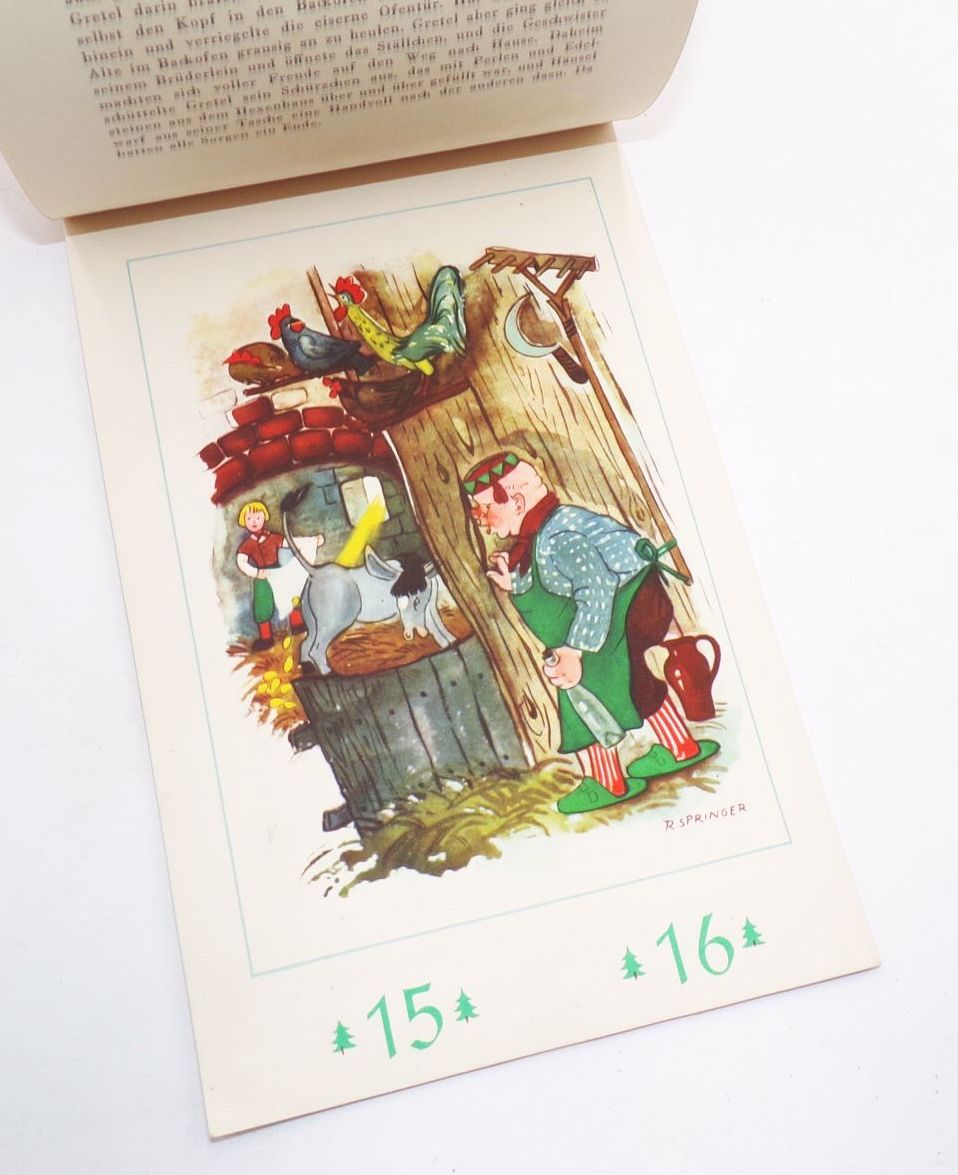 Alter Märchen Adventskalender Es war einmal DDR 1959 Alter Märchen Adventskalender Es war einmal DDR 1959