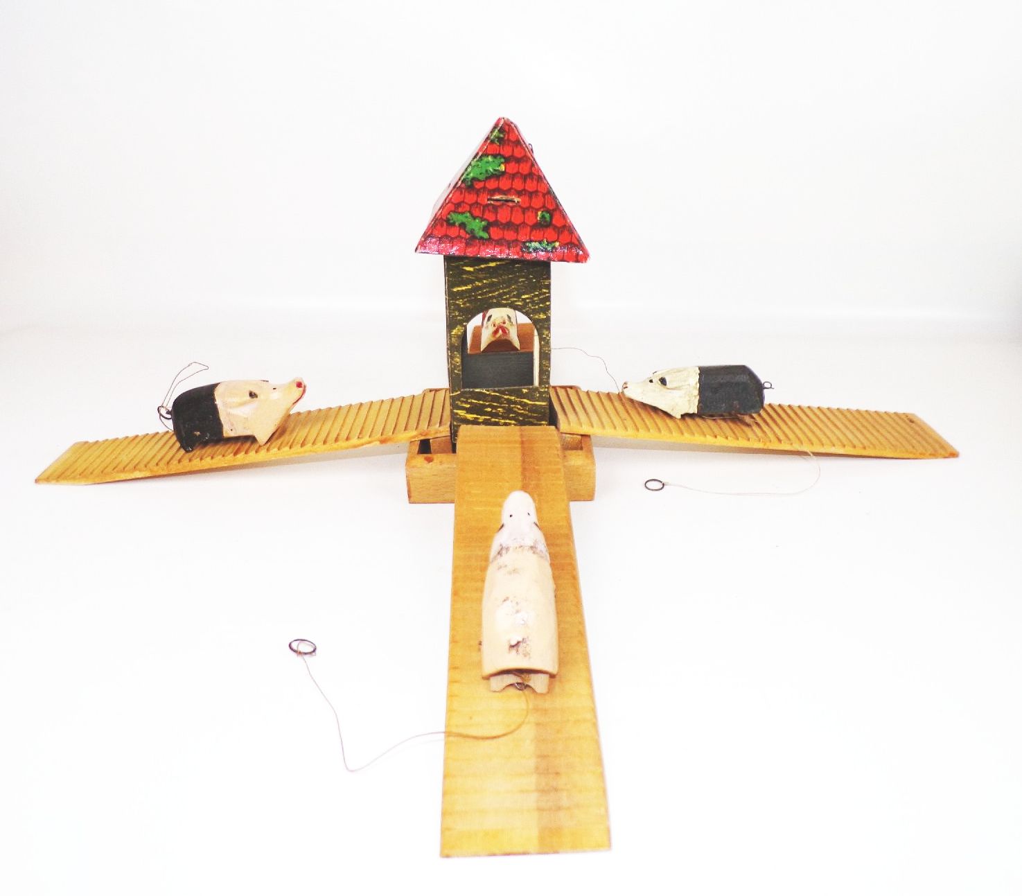 Hoki Poki Die hungrigen Schweine altes Gesellschaftsspiel Spear u Söhne Nürnberg