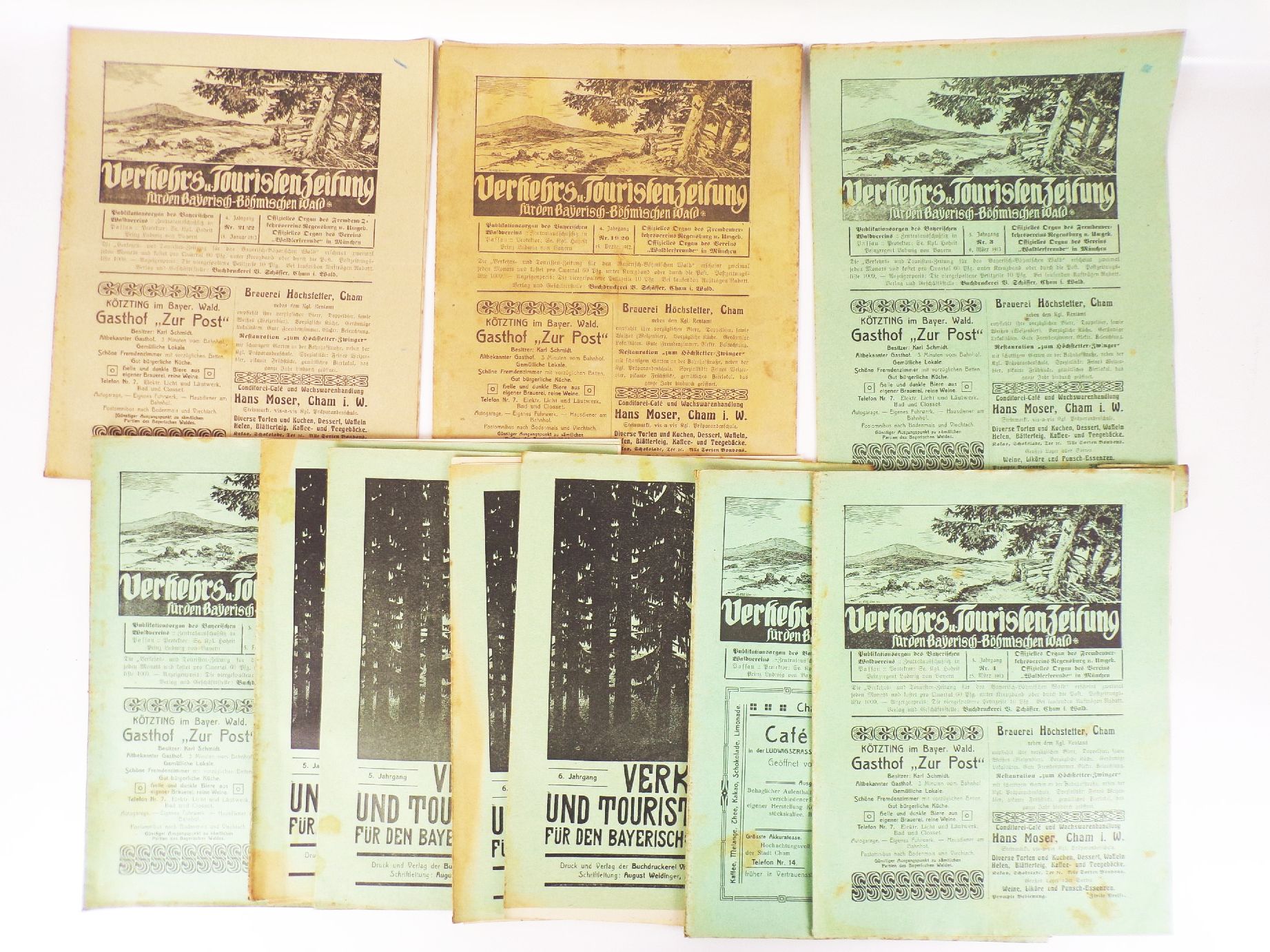 Verkehrs und Touristen Zeitung für den bayerischen böhmischen Wald 1913