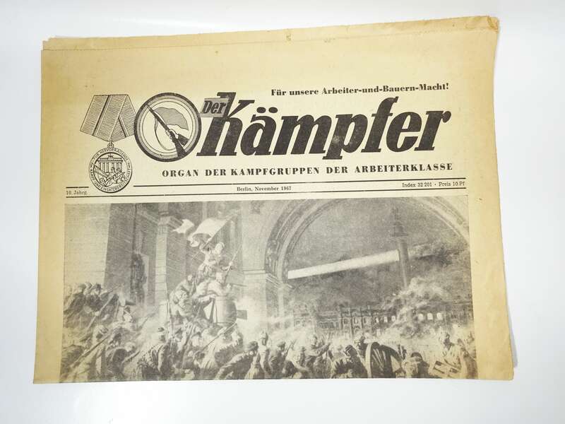 Der Kämpfer November 1967 Organ der Kampfgruppen der Arbeiterklasse DDR