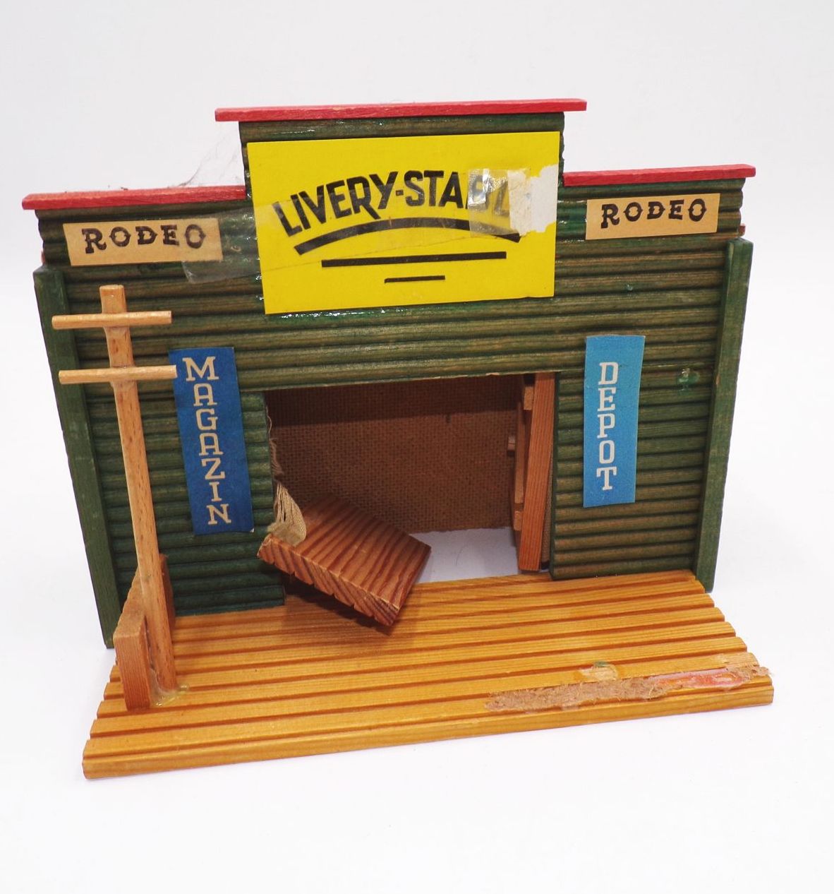 Konvolut Wildwest Häuser Saloon DDR