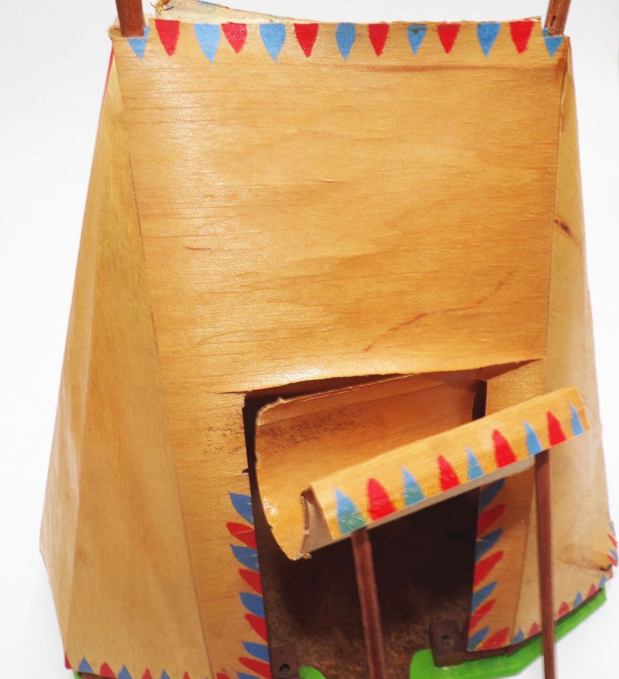 Altes Indianer Wigwam Indianerzelt mit Originalkarton DDR Spielzeug Altes Indianer Wigwam Indianerzelt mit Originalkarton DDR Spielzeug