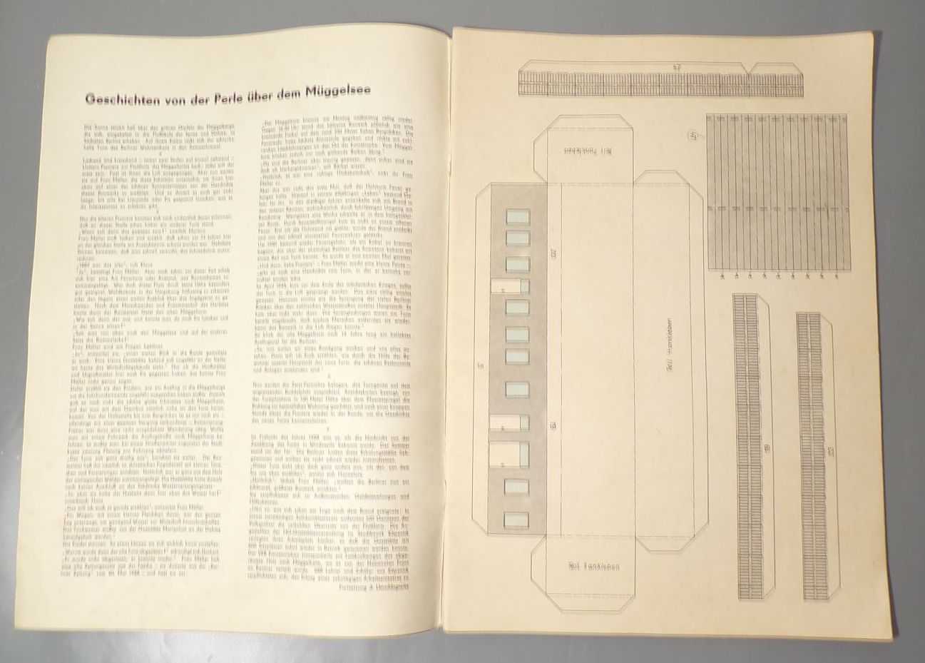 Pinguin Ausschneidebogen Müggelturm DDR 