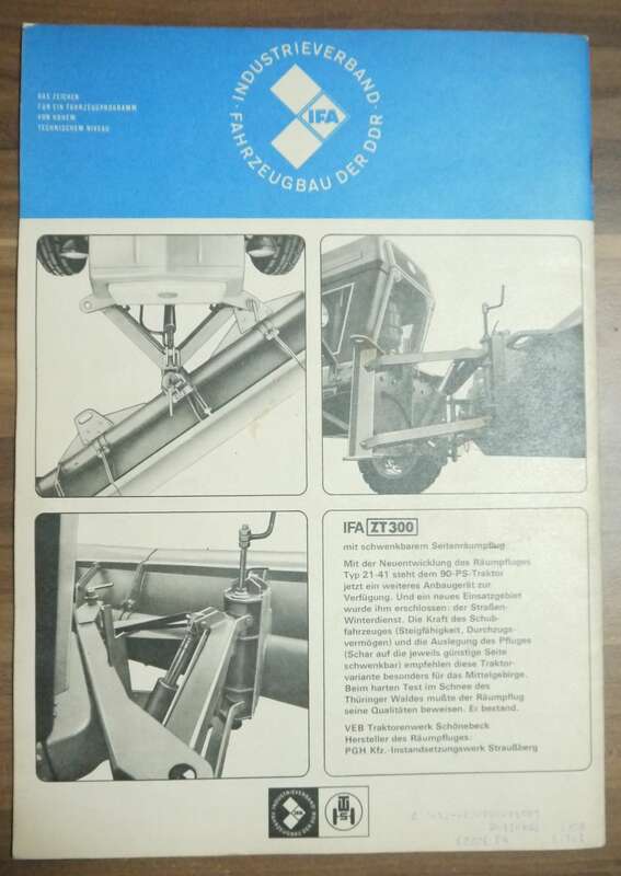 DDR Zeitschrift Januar 1969 Wartburg Tourist de Luxe Skoda 1203 VEB IFA ZT300