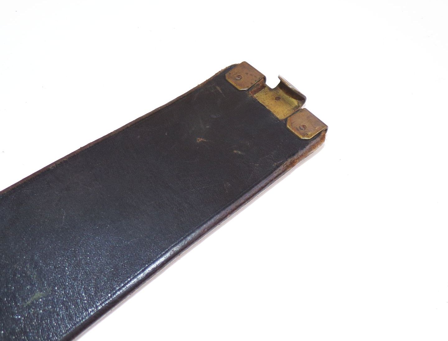 Alter Koppelriemen Ledergürtel Vintage Gürtel 99 cm Schwarz