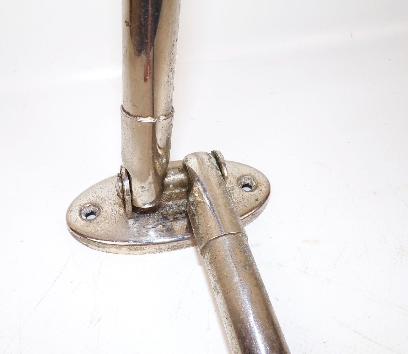 Alter Handtuchhalter Bad Chrom Nickel Bauhaus Vintage