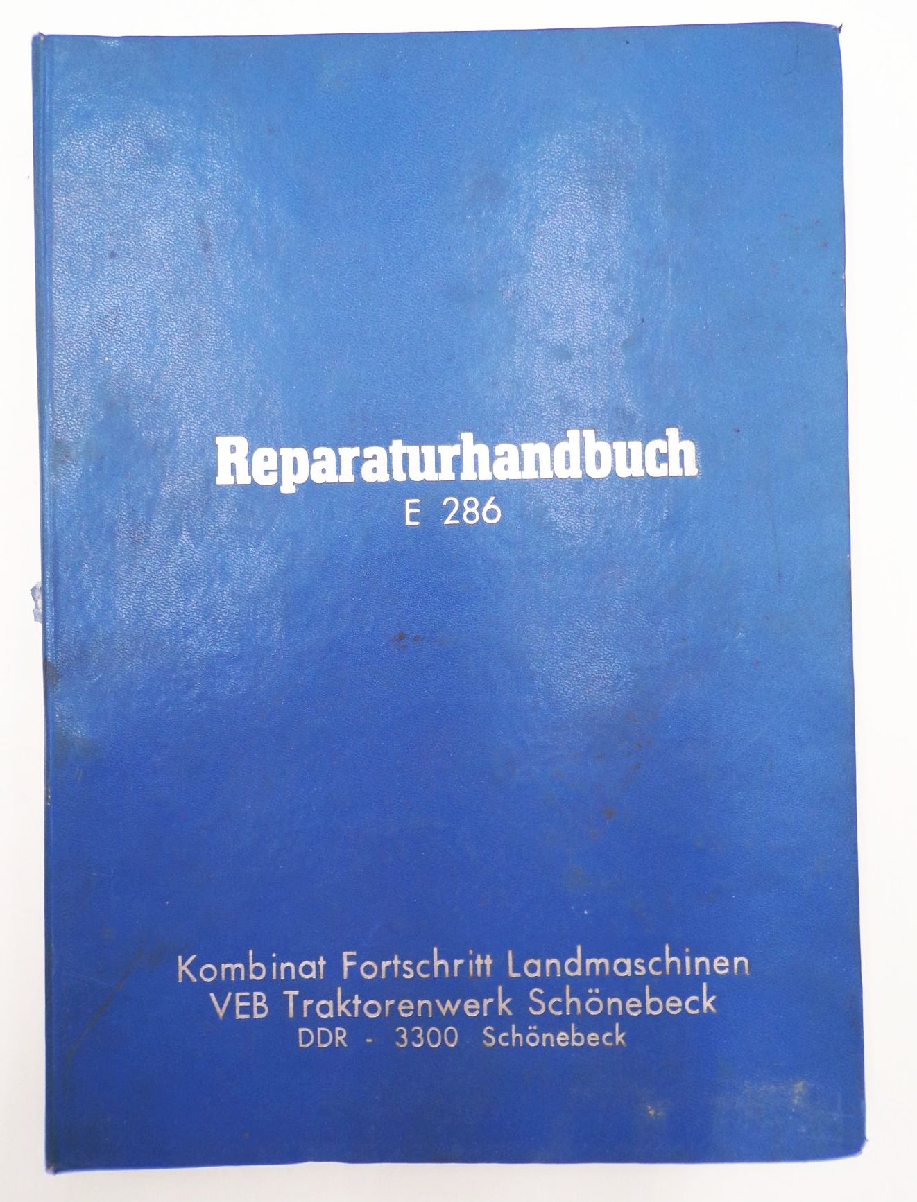Reparaturhandbuch E 286 Feldhäcksler 1980 Fortschritt Landmaschinen Schönebeck