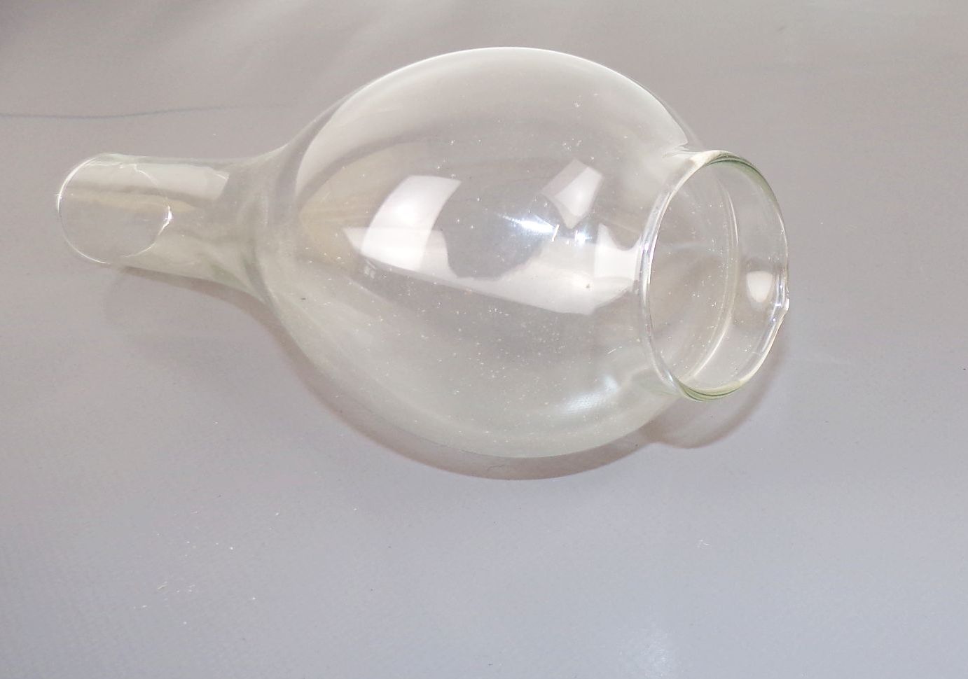 Alte Ersatzglas Glas Zylinder Aufnahme 50 transparent Petroleumlampe Öllampe