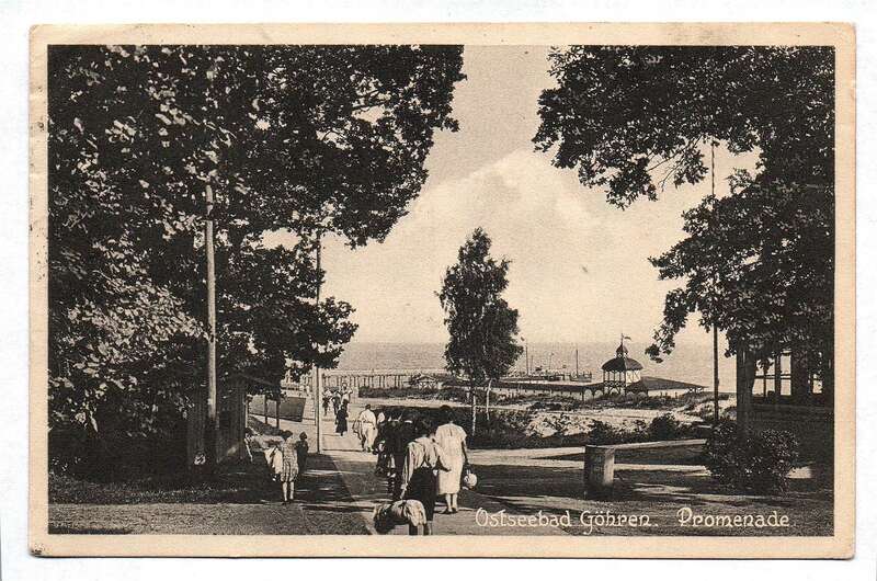 Ak Foto Ostseebad Göhren Promenade 1930