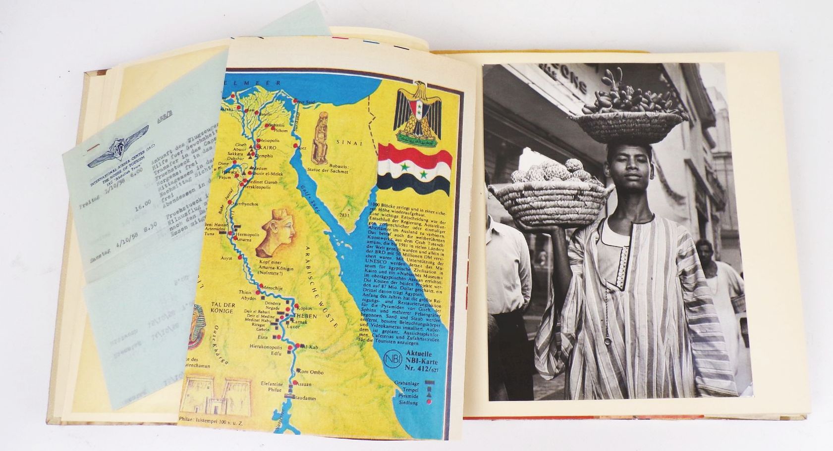Fotoalbum DDR Ägypten Reise 1958 Lufthansa Pyramiden Horst Siegert Riesa 