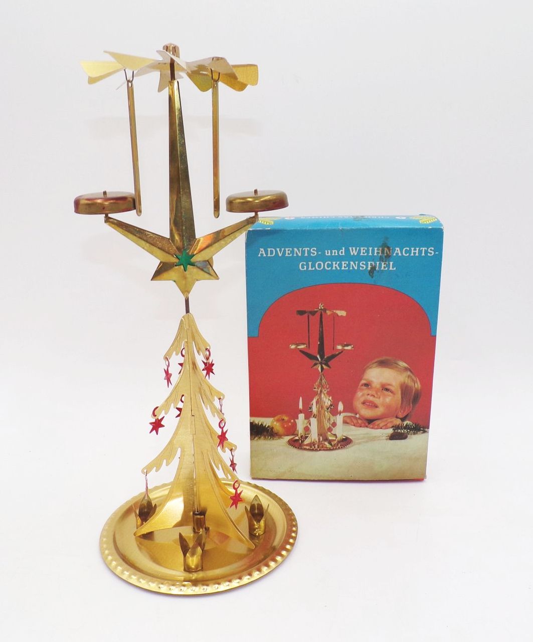 Altes Advents und Weihnachts Glockenspiel DDR Originalkarton 