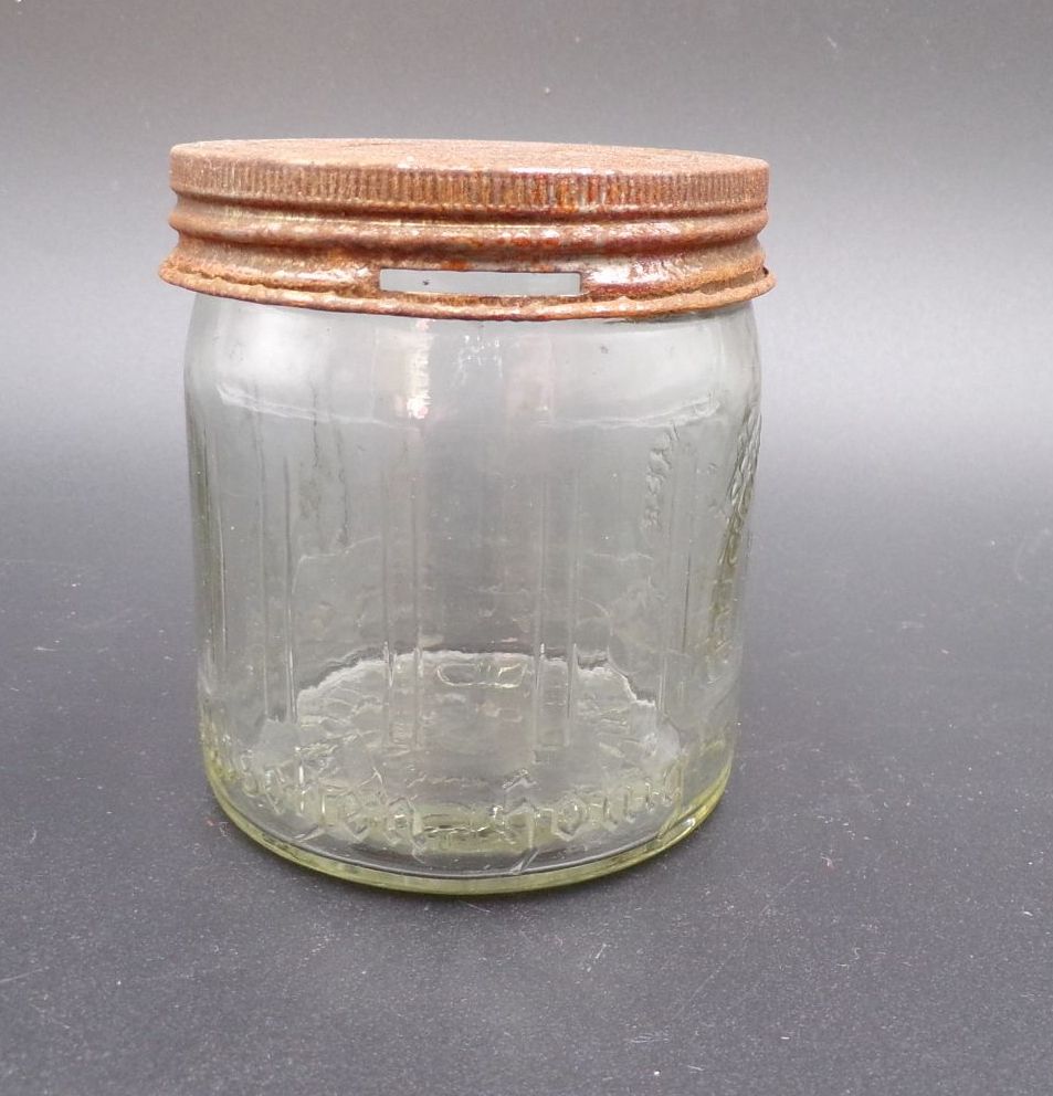 Altes Honigglas Reichsfachgruppe Imker deutscher Honig Sammler Reklame