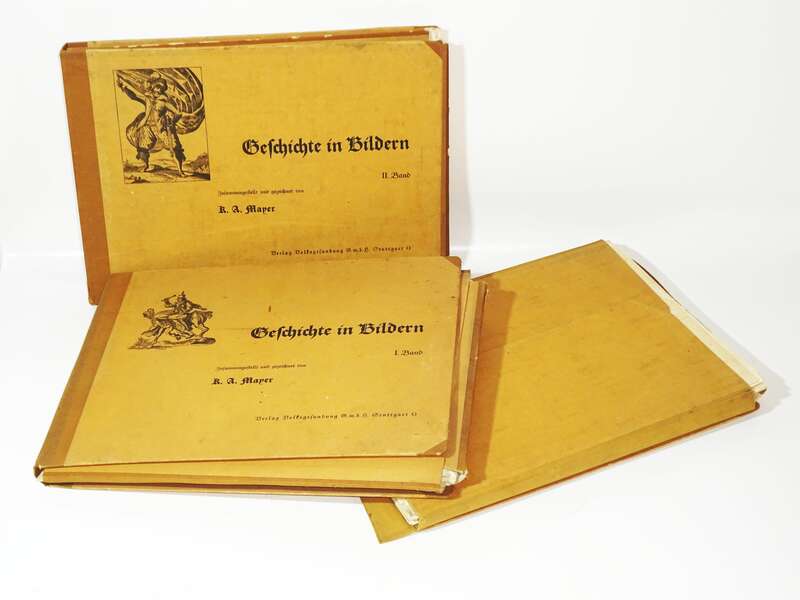 Geschichte in Bildern Band 1 2 3 Mayer Bildermappen