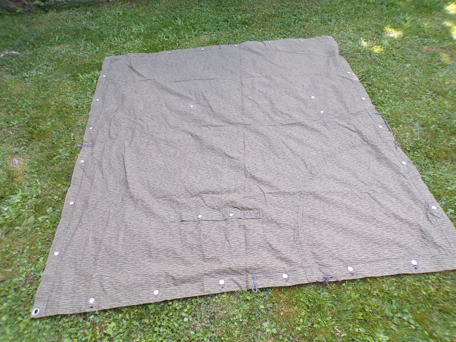 NVA Zeltplane Ein Strich kein Strich GDR 