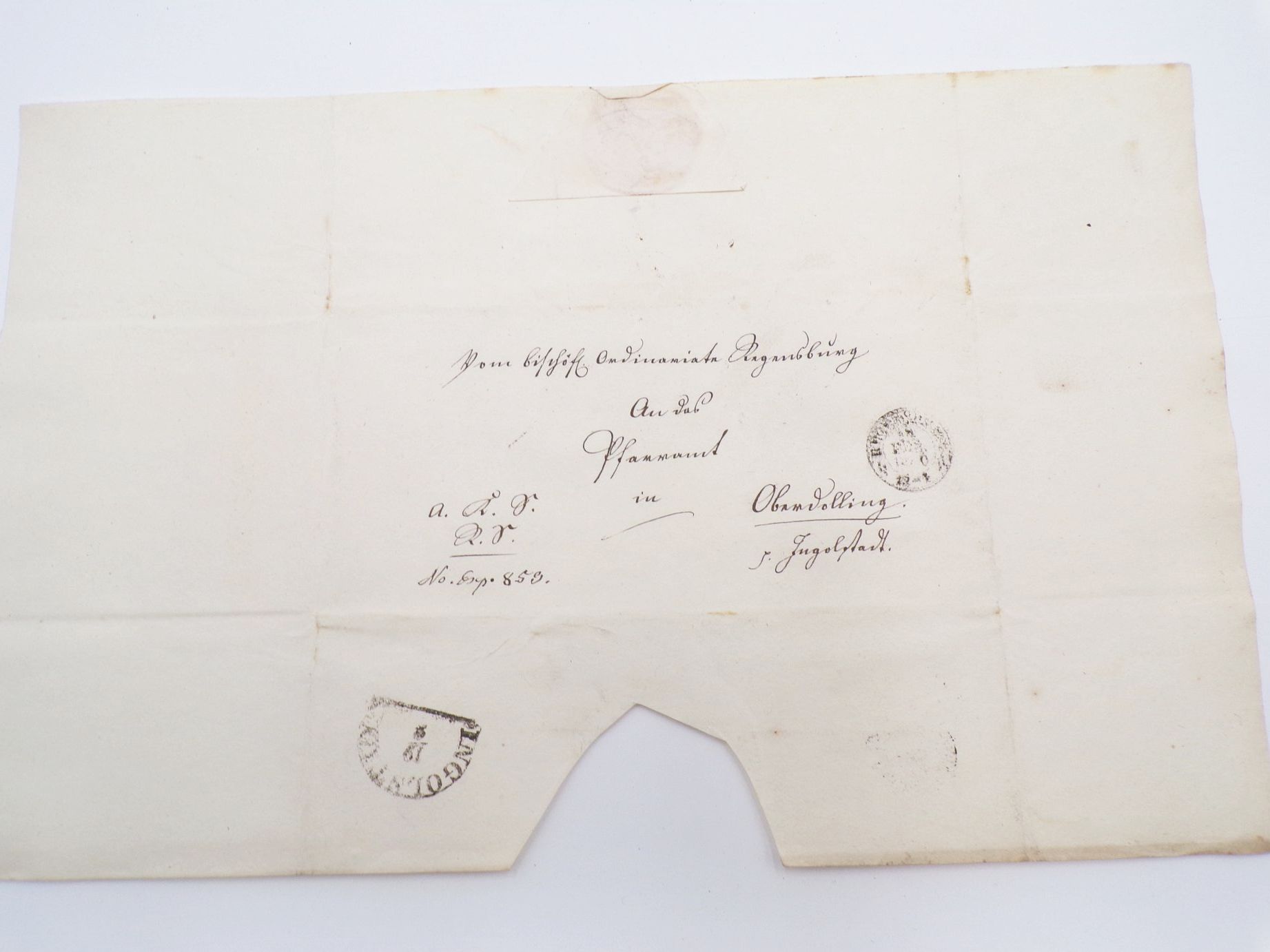 Vorphila Nachlass Bayern Regensburg Ingolstadt Stempel