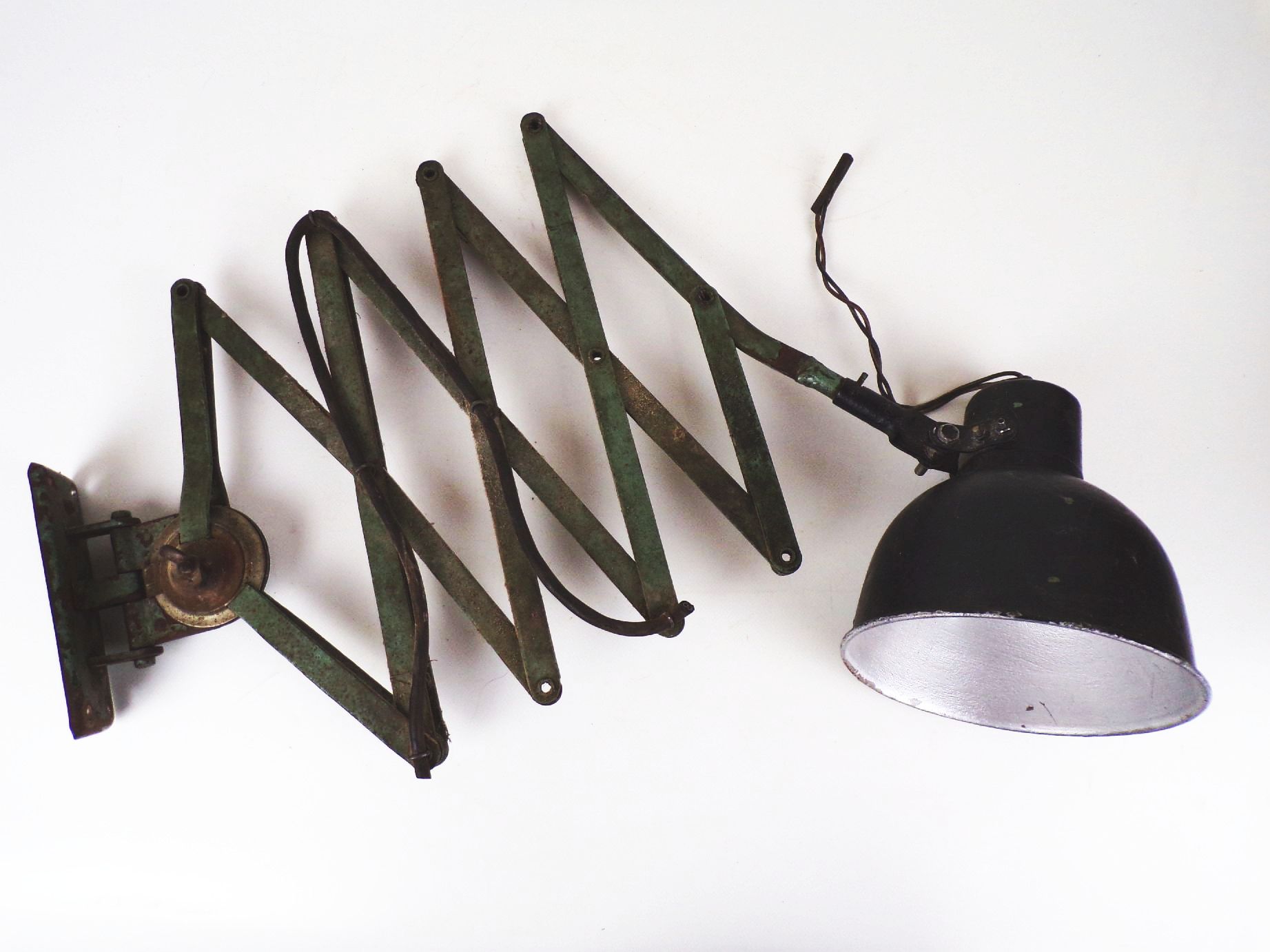 Alte Scherenlampe Werkstattlampe Industrie Design Alte Scherenlampe Werkstattlampe Industrie Design