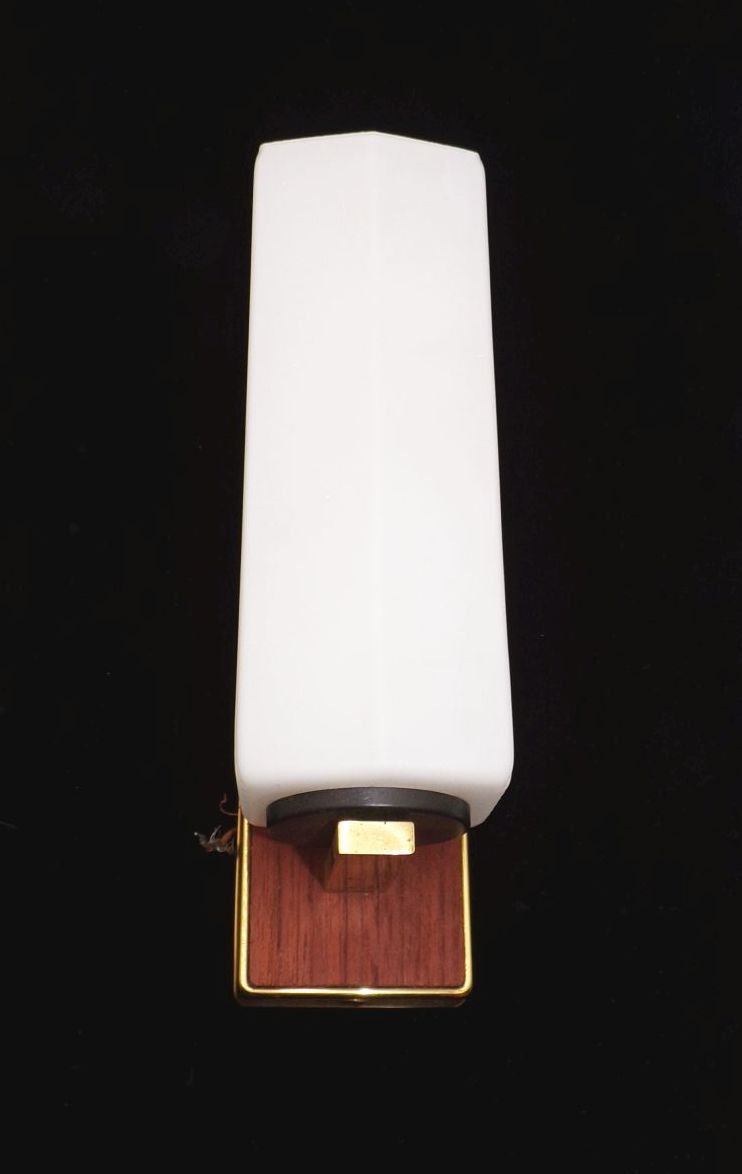 Wandleuchten 2 Stück DDR Wandlampe Weiß Gold E14 Vintage Art Deco 