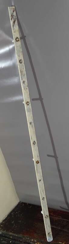 True Vintage Emaille Hakenleiste Garderobe Loft 124 cm !