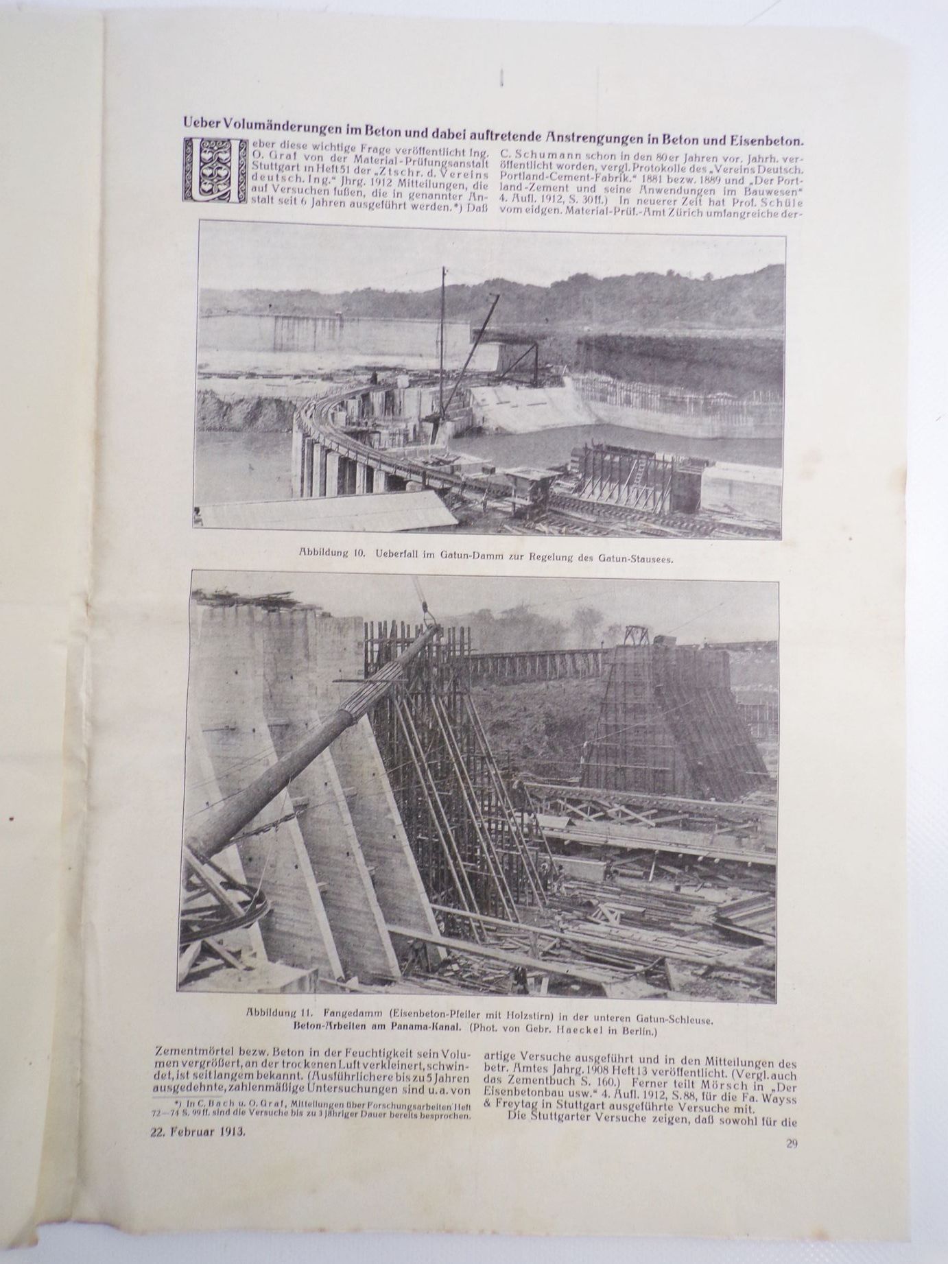 Deutsche Bauzeitung 4 Stück 1913 Bromberg Brückenbau Beton 