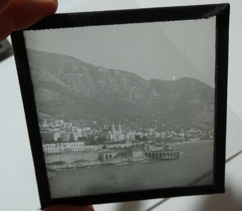Foto Nachlaß Dia Glasplatten Italien Reise Alpen um 1910 Glasdias Holzschalten