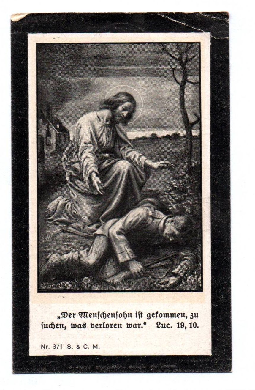 Alter Sterbebild Krankenträger Bayern 1 Landwehr IR Azannes Heldentod Alter Sterbebild Krankenträger Bayern 1 Landwehr IR Azannes Heldentod