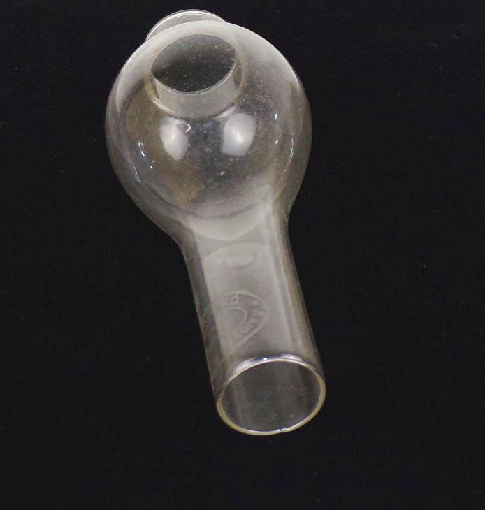 Altes Glaszylinder Aufnahme 39 mm transparent Remy et Brachotte Cristal 