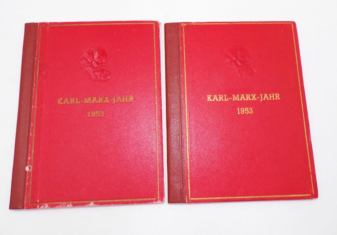 Karl Marx Jahr 1953 Sachsenwerk Niedersedlitz 2 Stück 