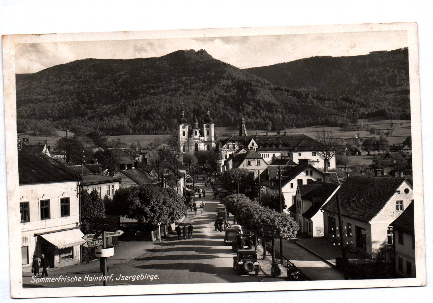 Ak Sommerfrische Haindorf Isergebirge Hejnice Tschechien 