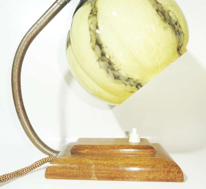 Kugellampe Art Deco Nachttischlampen Set Paar Tischlampen Fröhlich Leuchten 