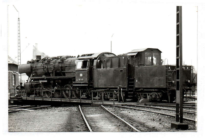 Foto DB Dampflok 50 2493 Bw Hohenbudberg im Bw Rheydt 29.07.1968