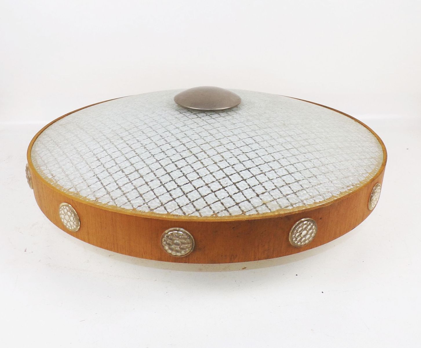 Alte Deckenleuchte Ufo DDR Mid Century Lampe vintage Deckenlampe 