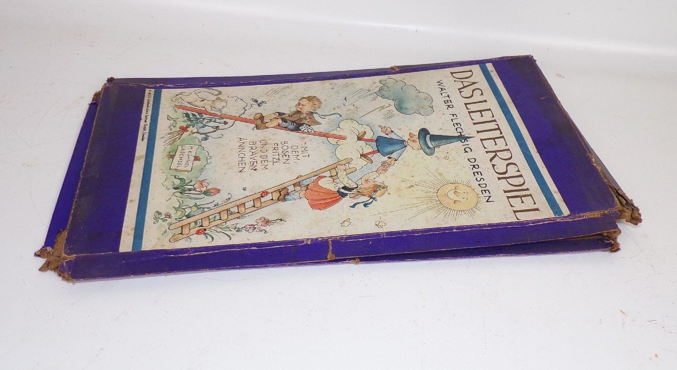 Das Leiterspiel Walter Flechsig Dresden Spika Kühnel Drechsel 1950 er 